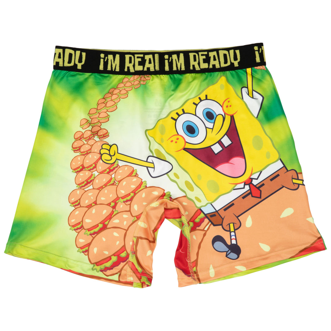 SpongeBob SquarePants Flying Krabby Pattys Boxer Briefs Image 4