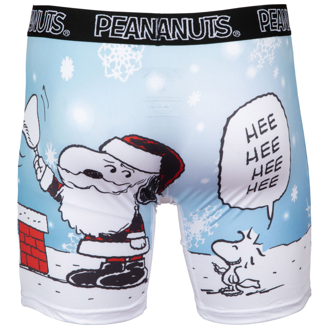 Peanuts Christmas Snoopy and Woodstock 2-Sided Boxer Briefs Image 3