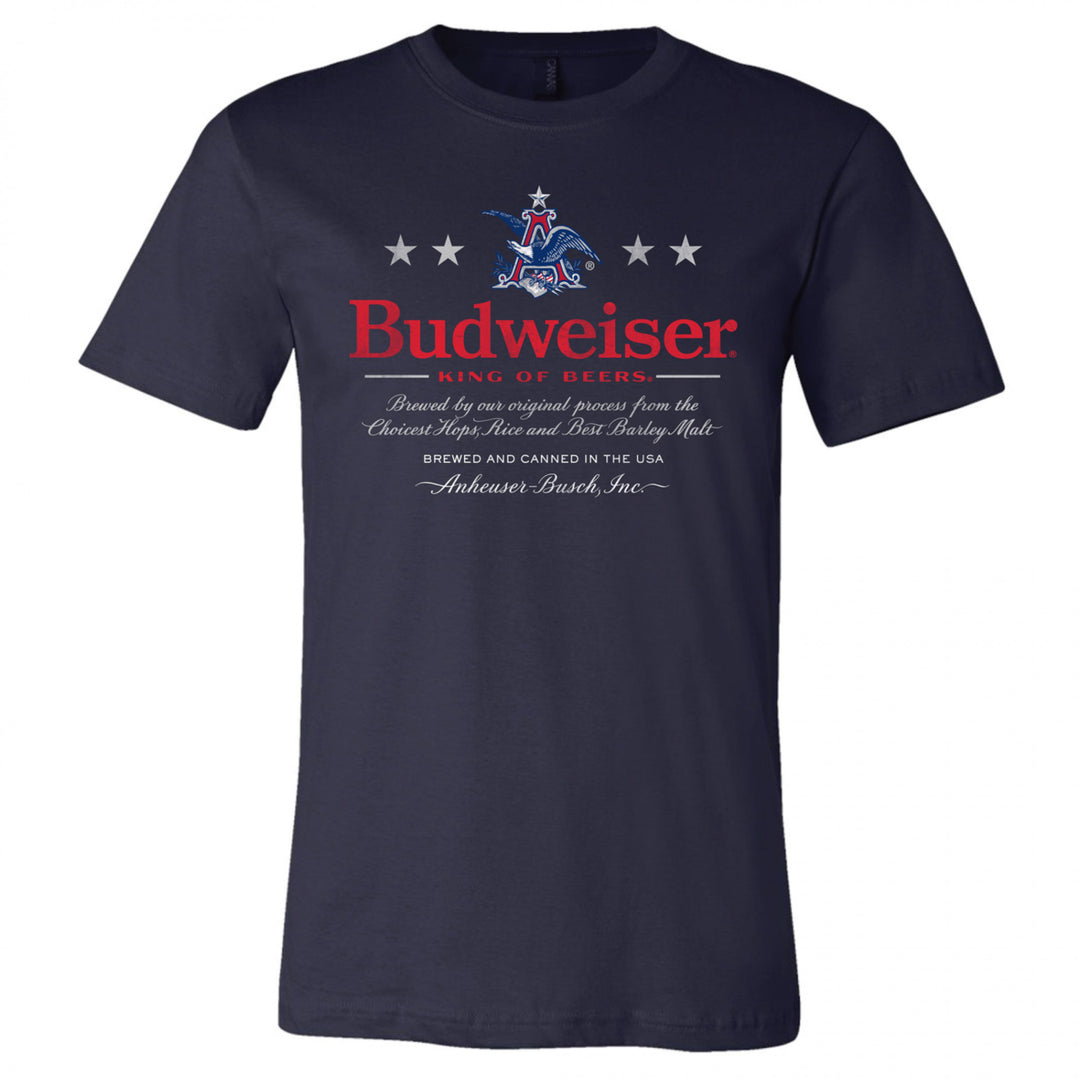 Budweiser King of Beer T-Shirt Image 1