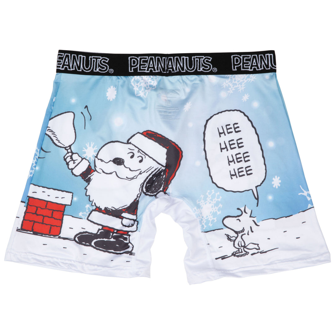 Peanuts Christmas Snoopy and Woodstock 2-Sided Boxer Briefs Image 6