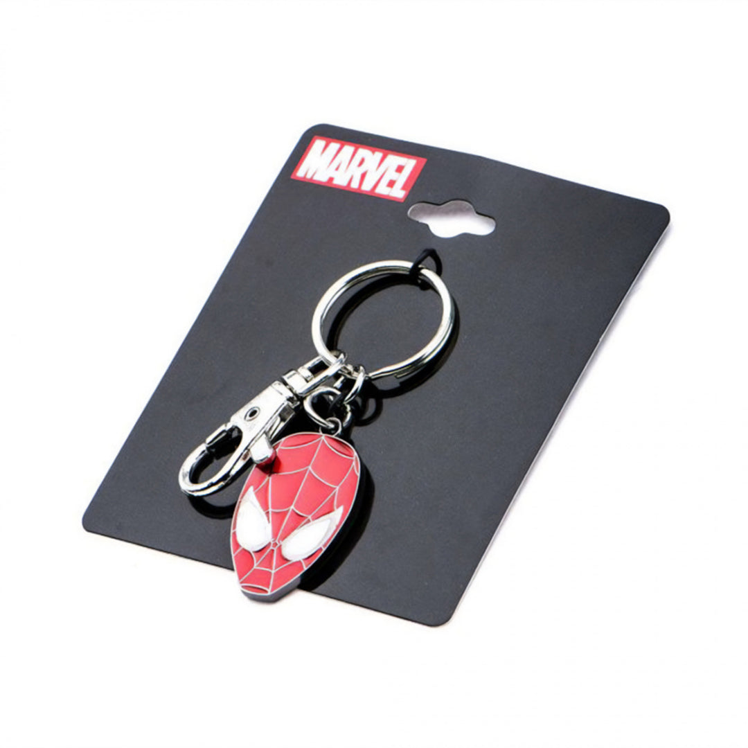 Marvel Comics Spider-Man Mask Keychain Image 2