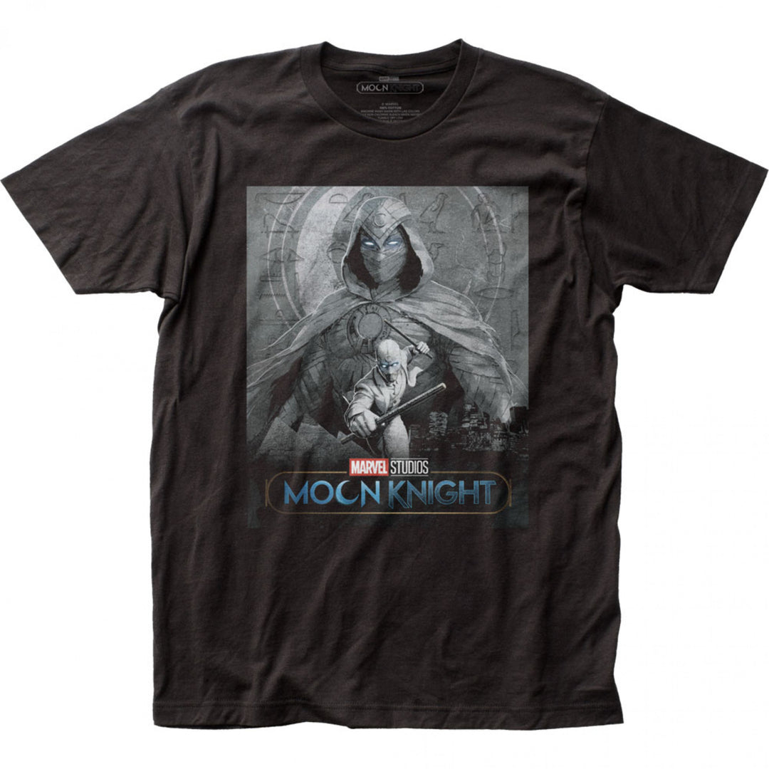 Marvel Studios Moon Knight Two Cities T-Shirt Image 1