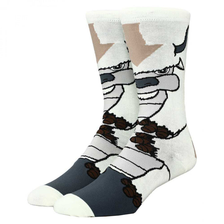 Avatar: The Last Airbender Appa 360 Character Print Crew Socks Image 1