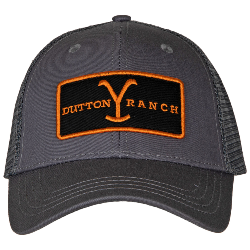 Yellowstone Dutton Ranch Emblem Patch Adjustable Trucker Hat Image 2