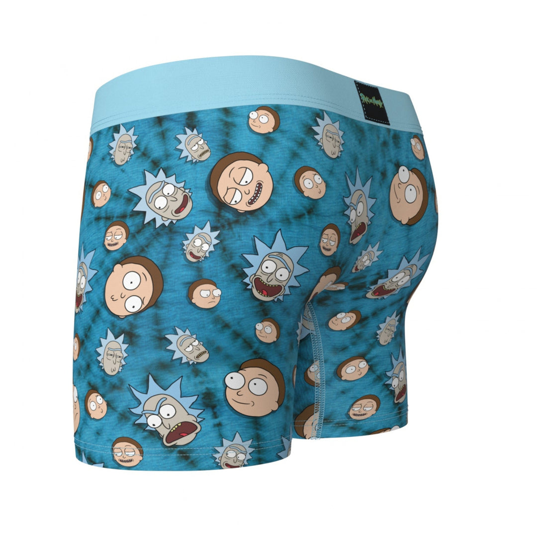 Rick and Morty Tie Dye Madness SWAG Boxer Briefs Image 3