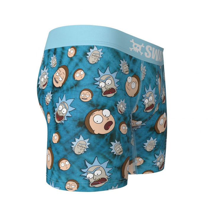 Rick and Morty Tie Dye Madness SWAG Boxer Briefs Image 4