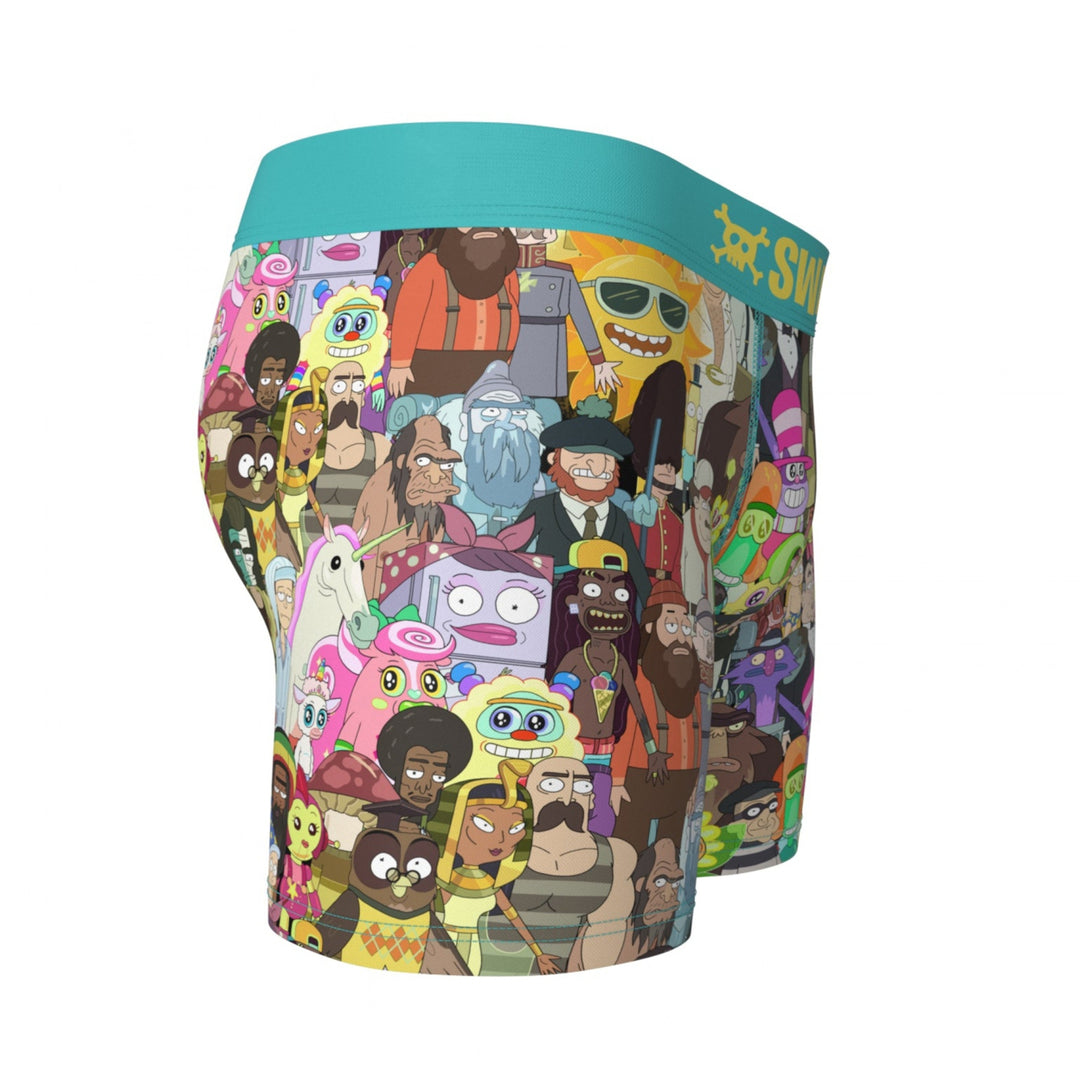 Rick and Morty Cast Collage SWAG Boxer Briefs Image 4