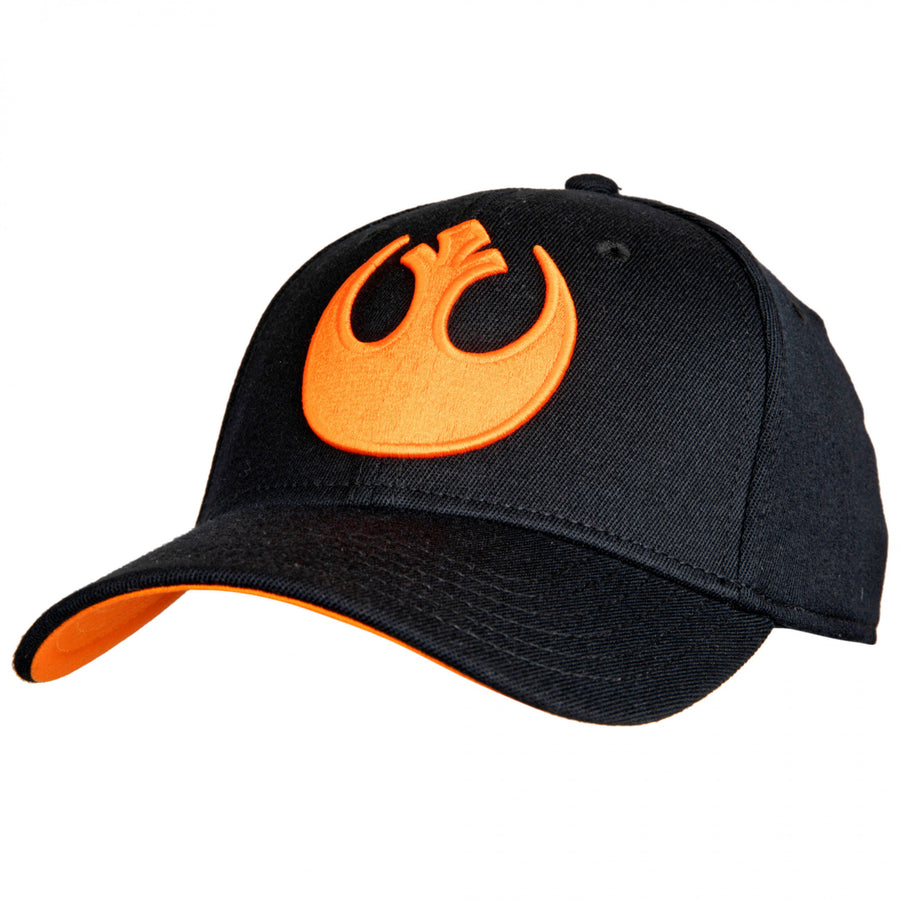 Star Wars Rebel Emblem Embroidered Flex Fit Hat Image 1