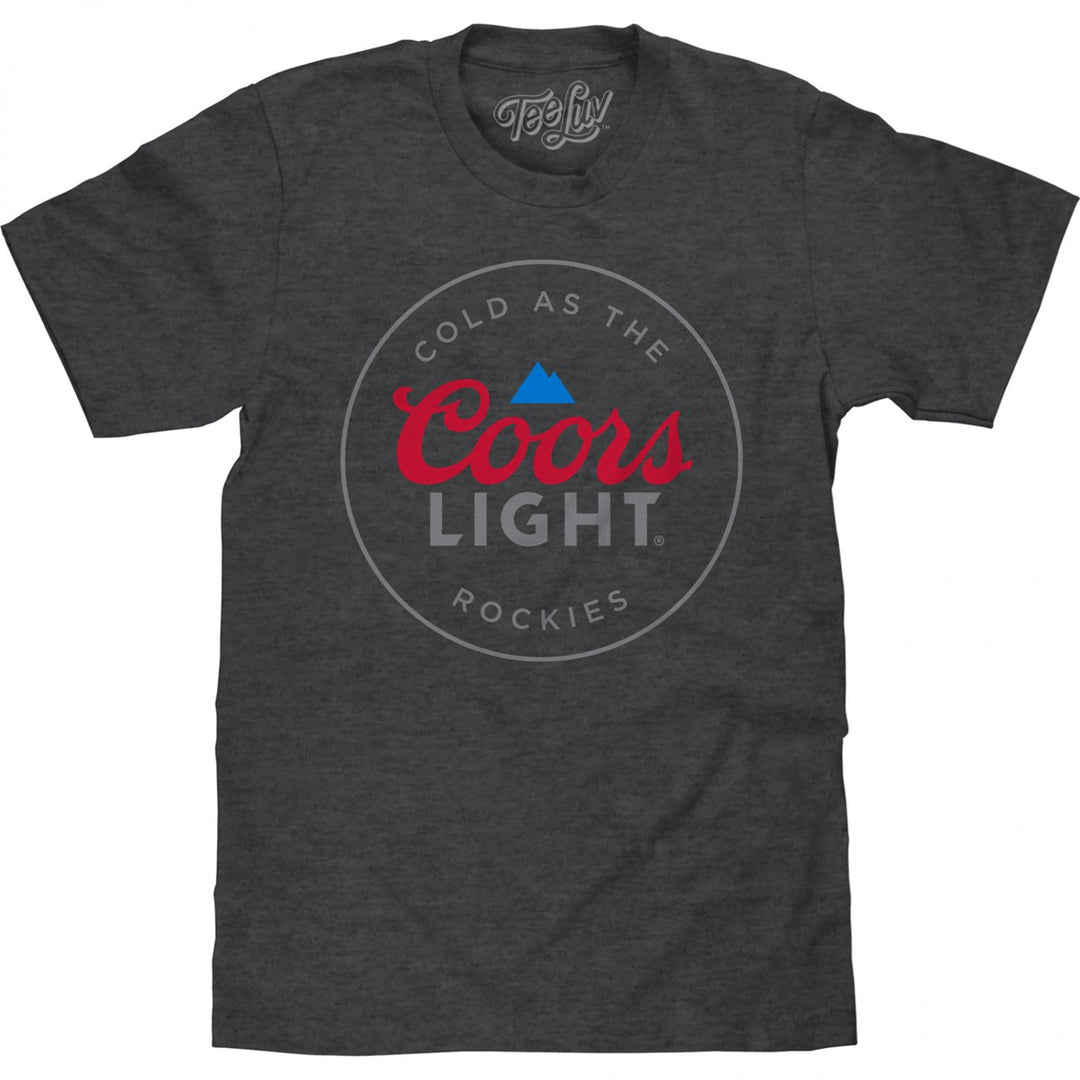 Coors Light Cold as The Rockies Logo T-Shirt Image 1