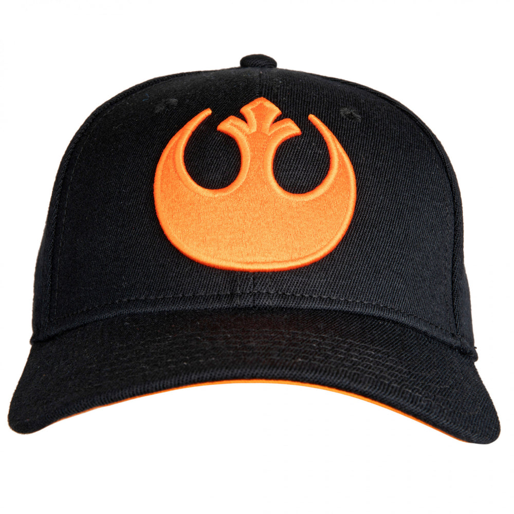 Star Wars Rebel Emblem Embroidered Flex Fit Hat Image 2