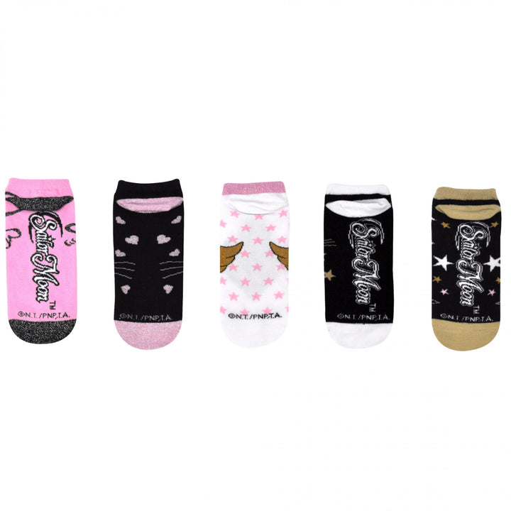 Sailor Moon Lurex 5-Pair Pack of Low Cut Socks Image 2