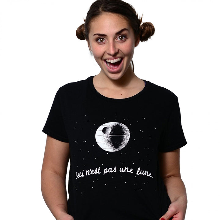 Star Wars This is Not a Moon T-Shirt Image 3
