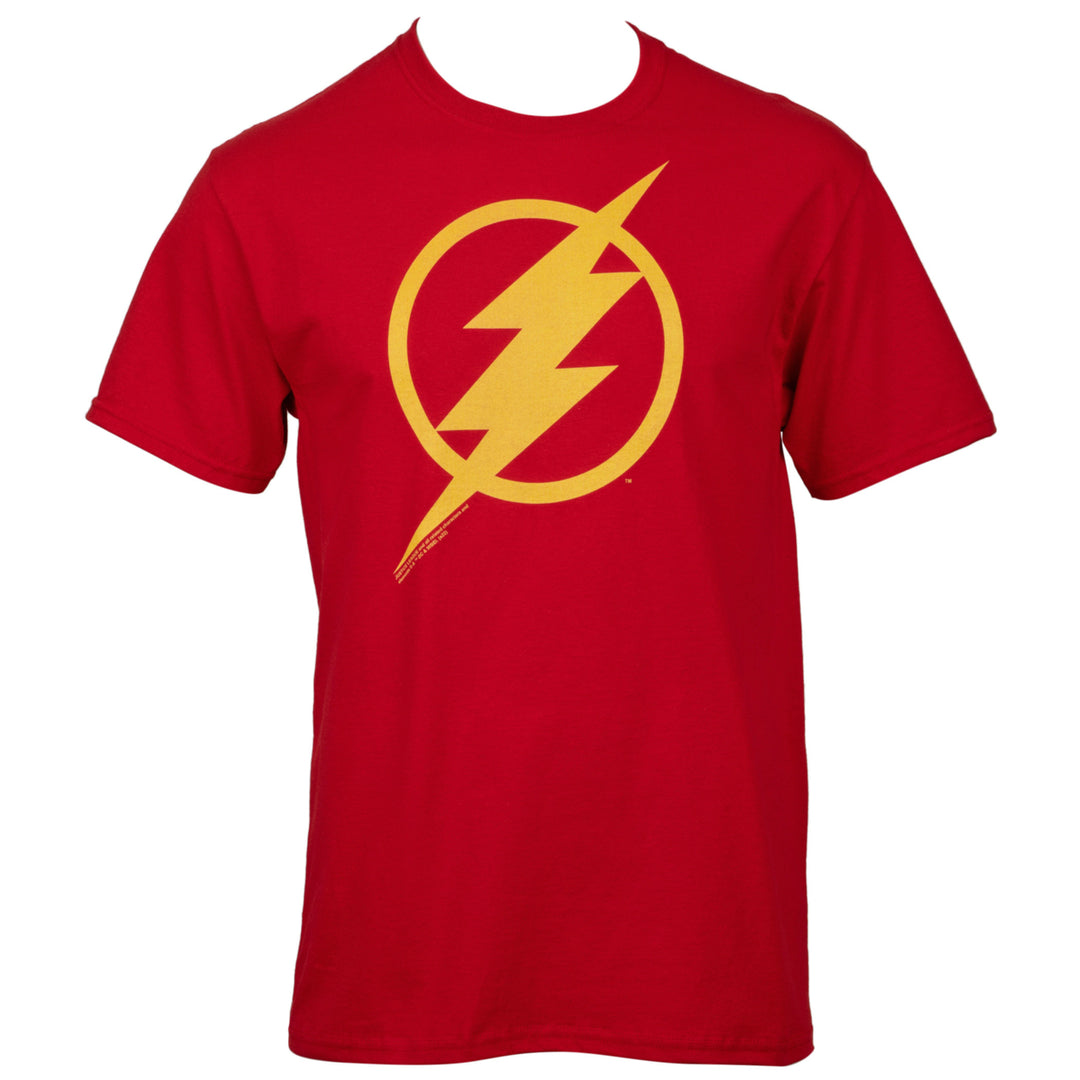 The Flash Justice League Style Logo T-Shirt Image 1