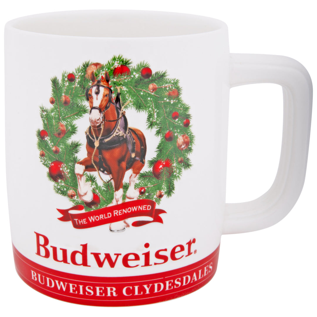 Budweiser Clydesdales The World-Renowned Holiday Stein Mug Image 1