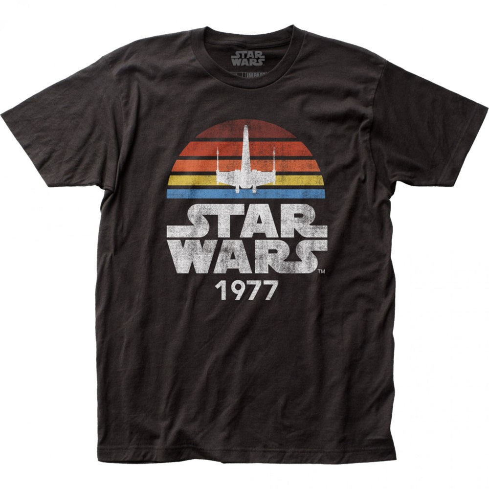 Star Wars 1977 Fitted Jersey T-Shirt Image 1