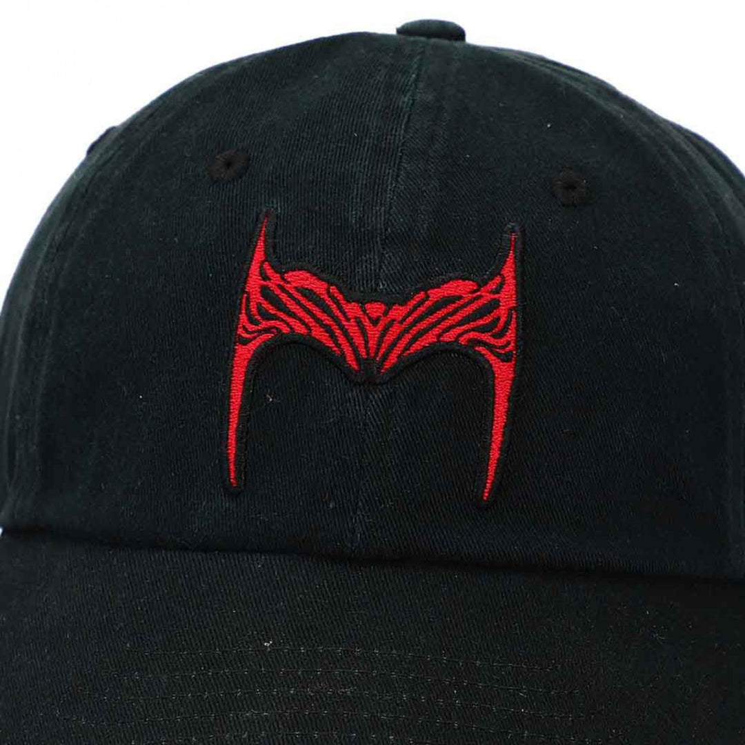 Scarlet Witch Headpiece Embroidered Adjustable Cap Image 4