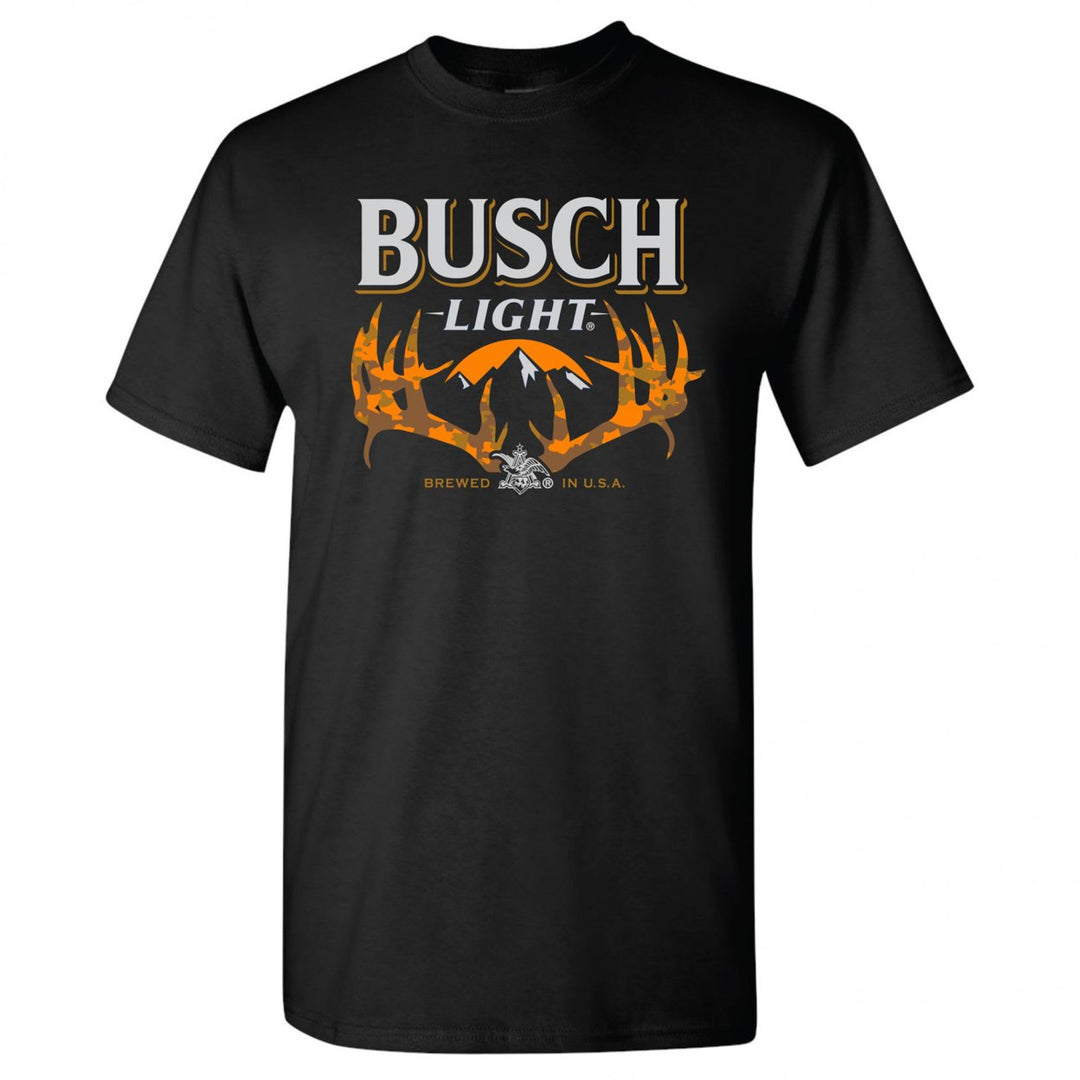 Busch Light Camouflaged Antlers T-Shirt Image 1