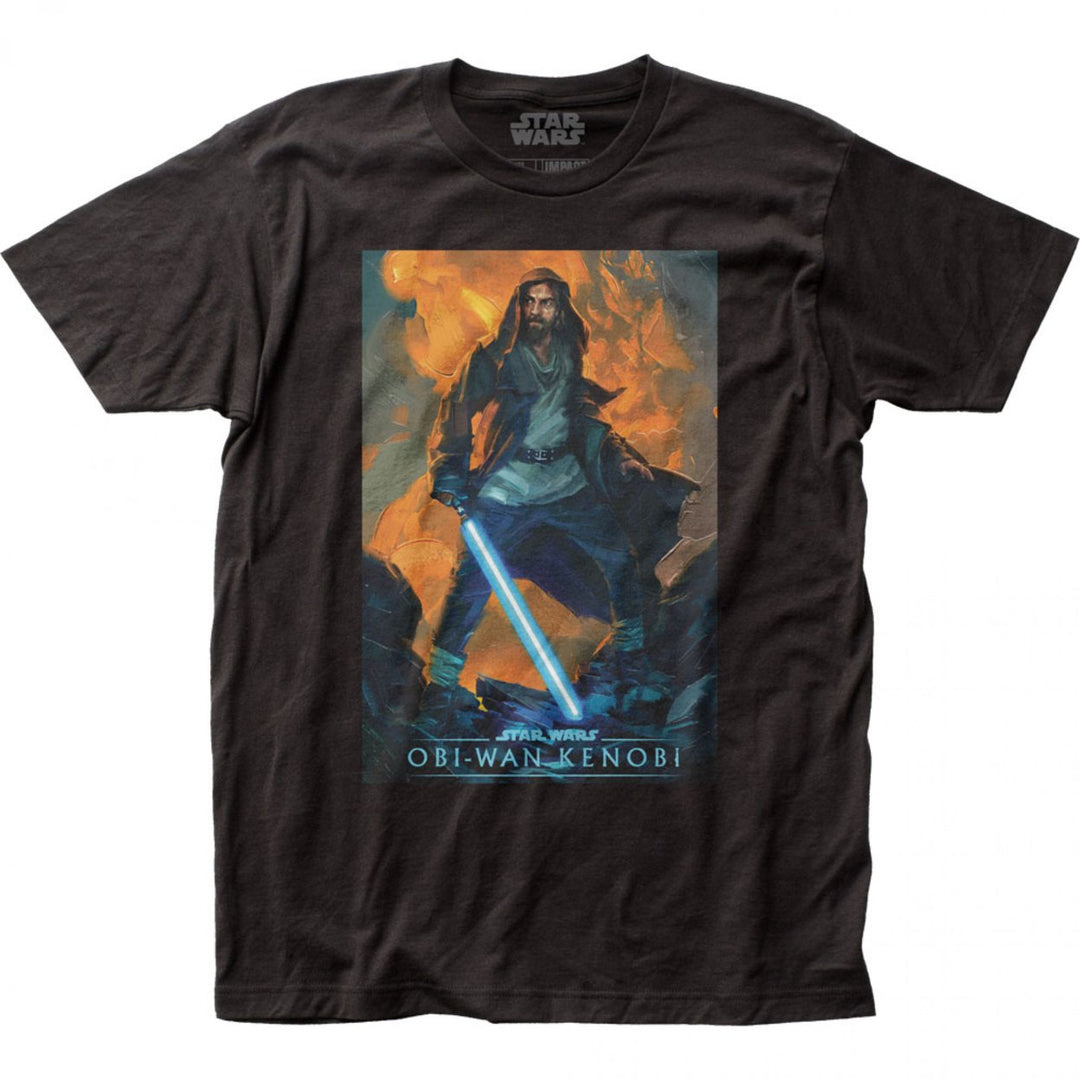 Star Wars Obi-Wan Kenobi Painting T-Shirt Image 1