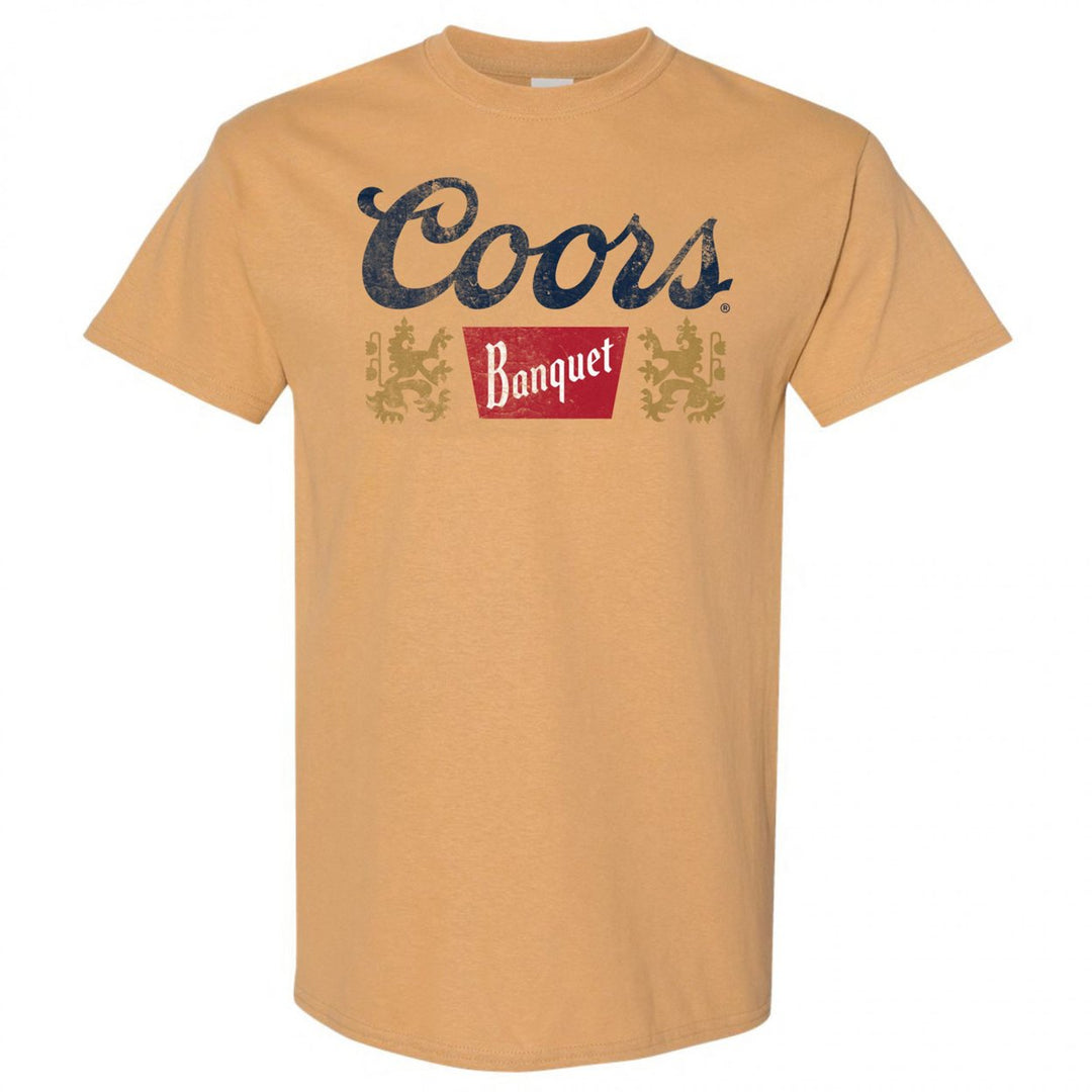 Coors Banquet Classic Logo  Gold Colorway T-Shirt Image 1