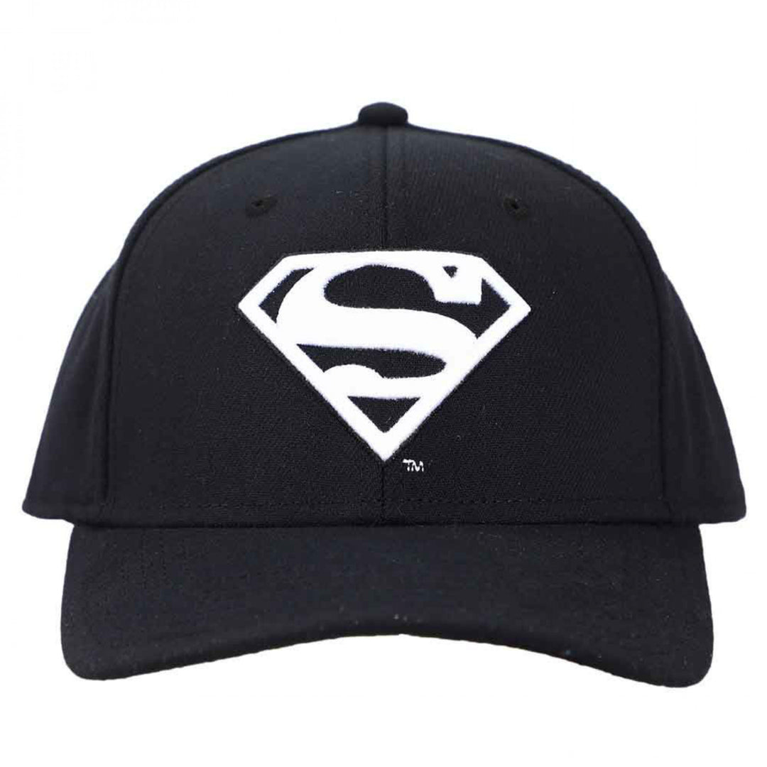 Superman Elite Flex Pre-Curved Embroidered Adjustable Snapback Hat Image 3