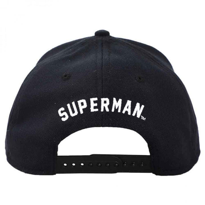 Superman Elite Flex Pre-Curved Embroidered Adjustable Snapback Hat Image 4