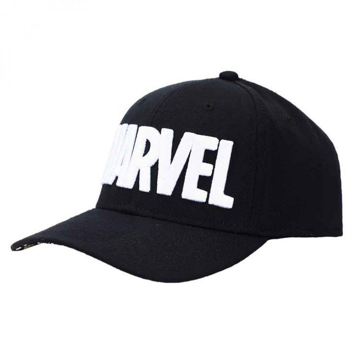 Marvel Logo Elite Flex Under Bill Print Adjustable Snapback Image 1