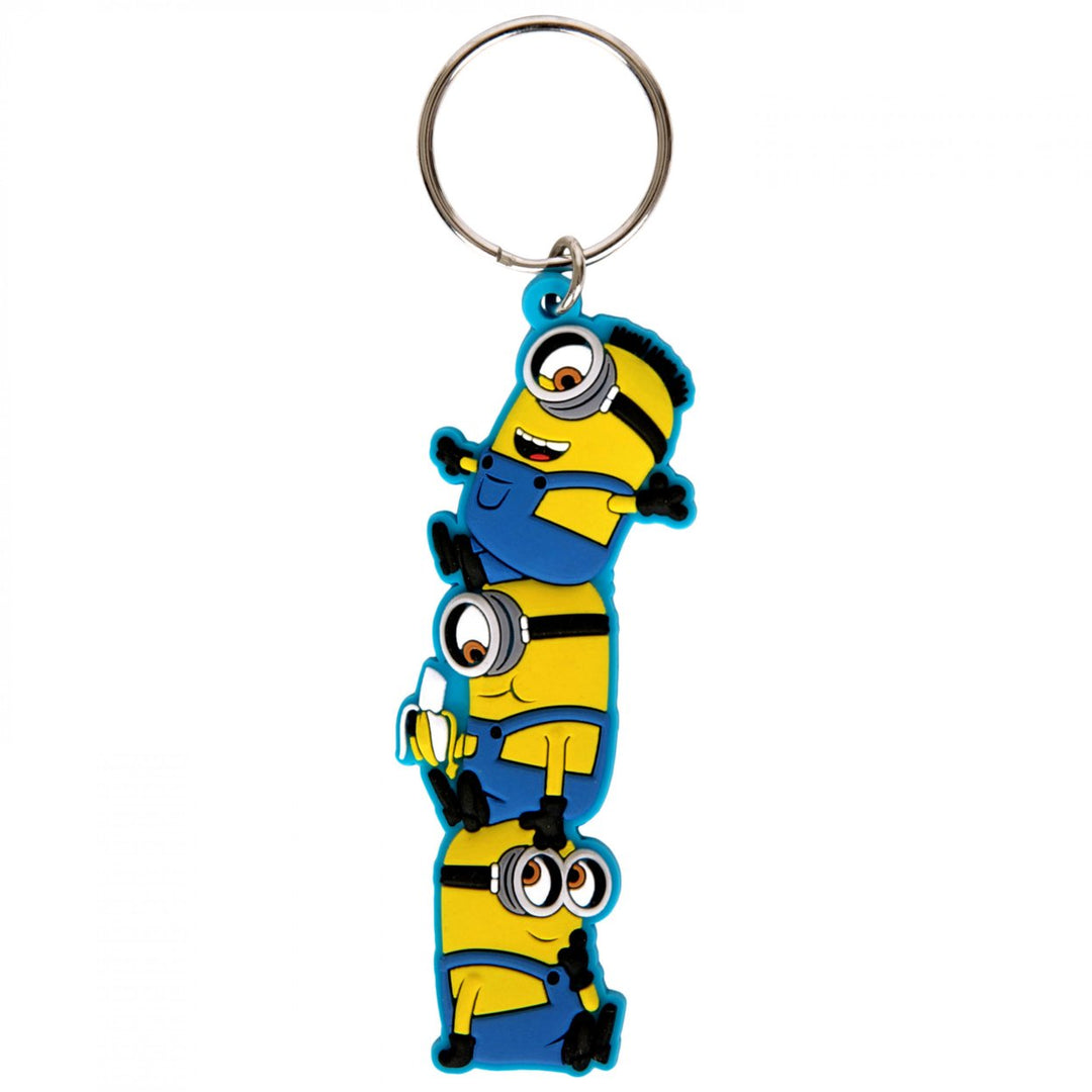 Minions Super Cute Poses Keychain Image 1