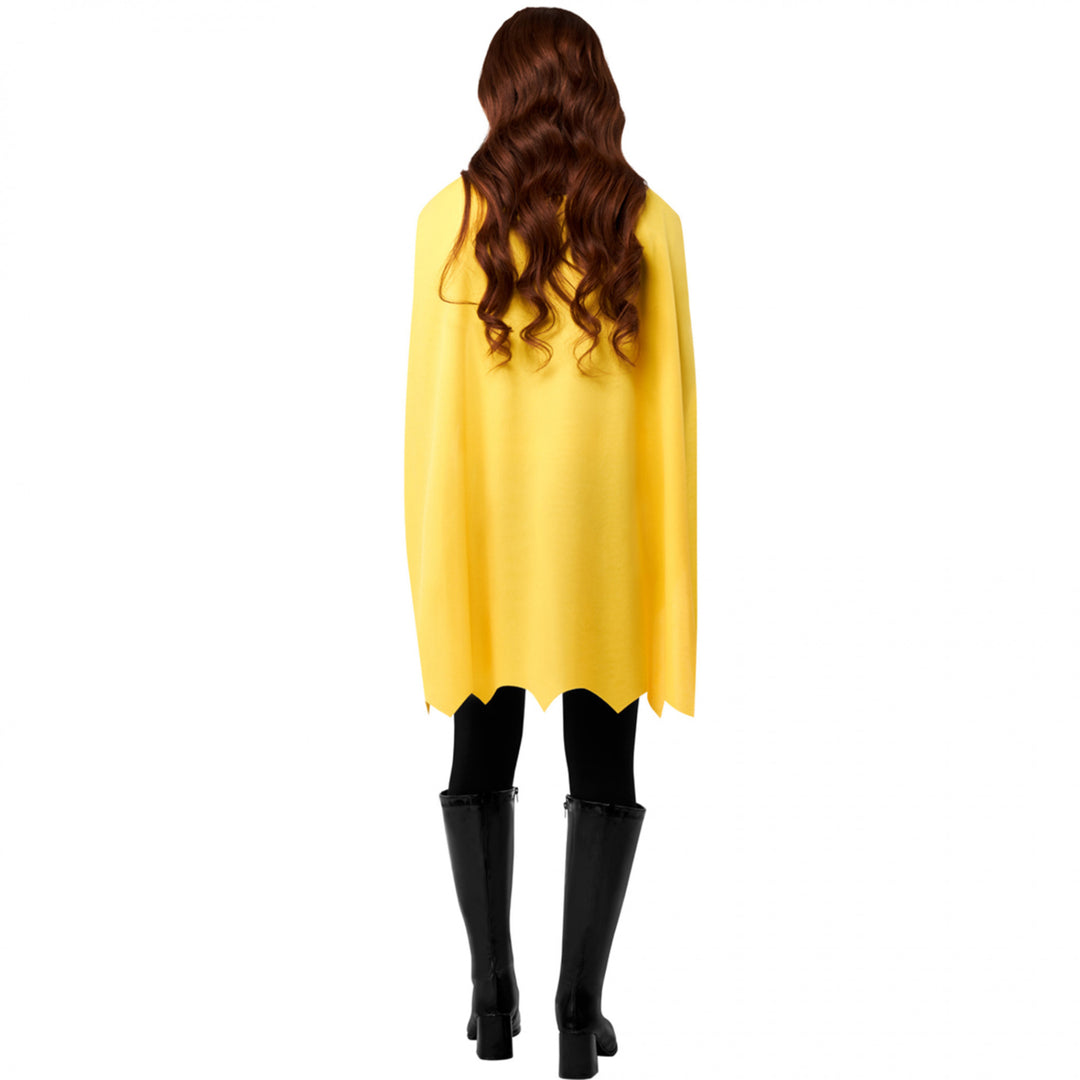 Batgirl Costume Top with Cape and Mask Image 4