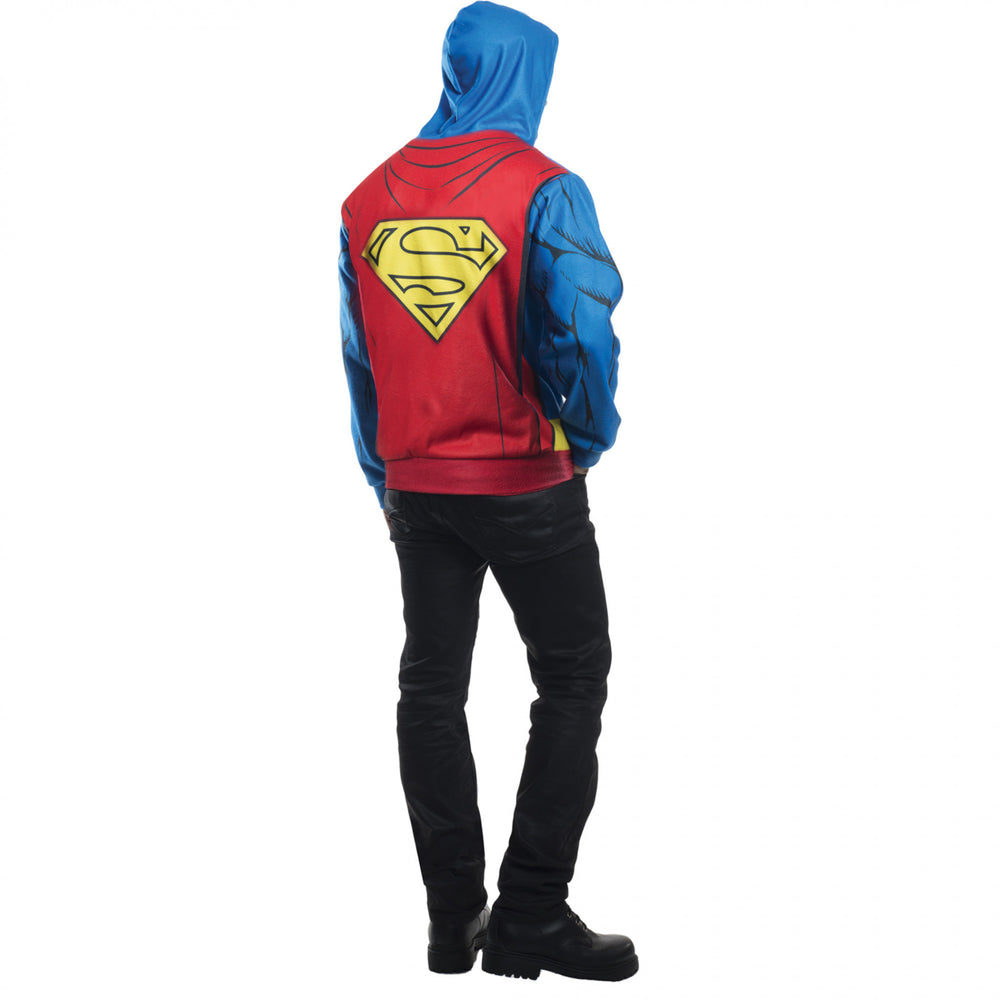 Superman Suit Costume Hoodie Image 2