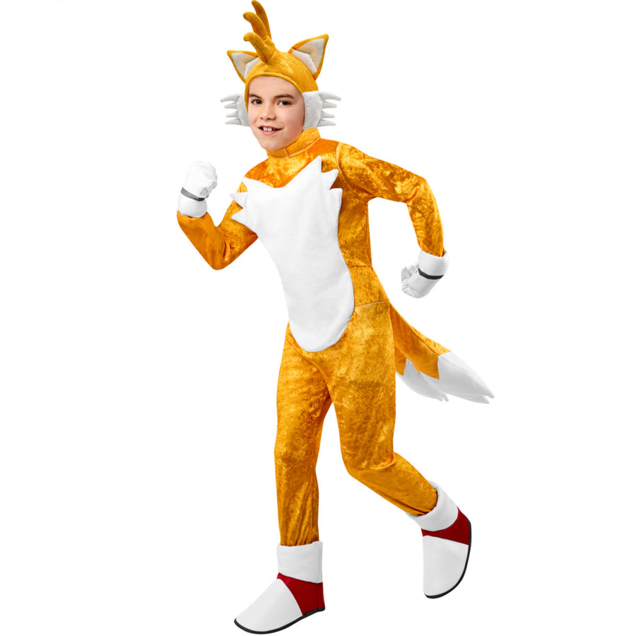 Sonic the Hedgehog Tails Deluxe Kids Costume Image 1