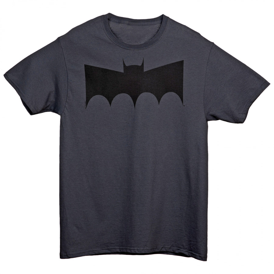 Batman 50s Retro Angular Symbol T-Shirt Image 1