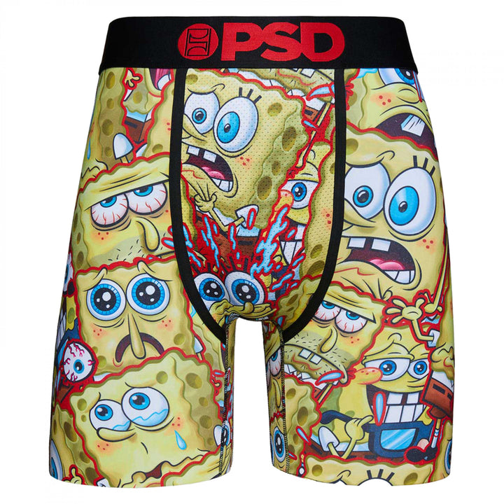 SpongeBob SquarePants Krusty Bob Collage PSD Boxer Briefs Image 1