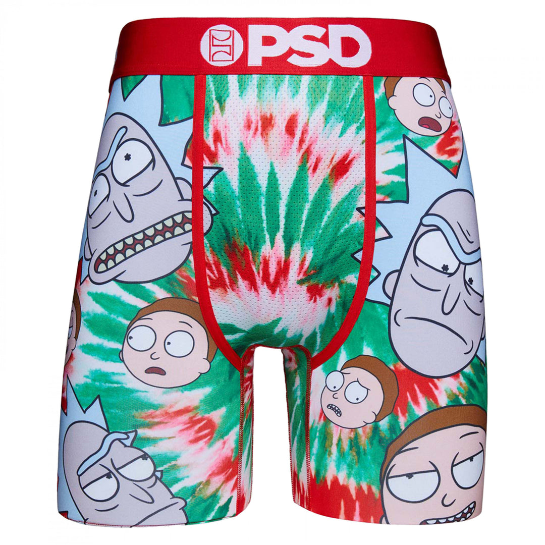 Rick and Morty Holiday Tie Dye PSD Boxer Briefs Image 1