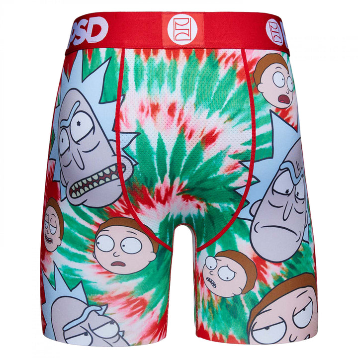 Rick and Morty Holiday Tie Dye PSD Boxer Briefs Image 2