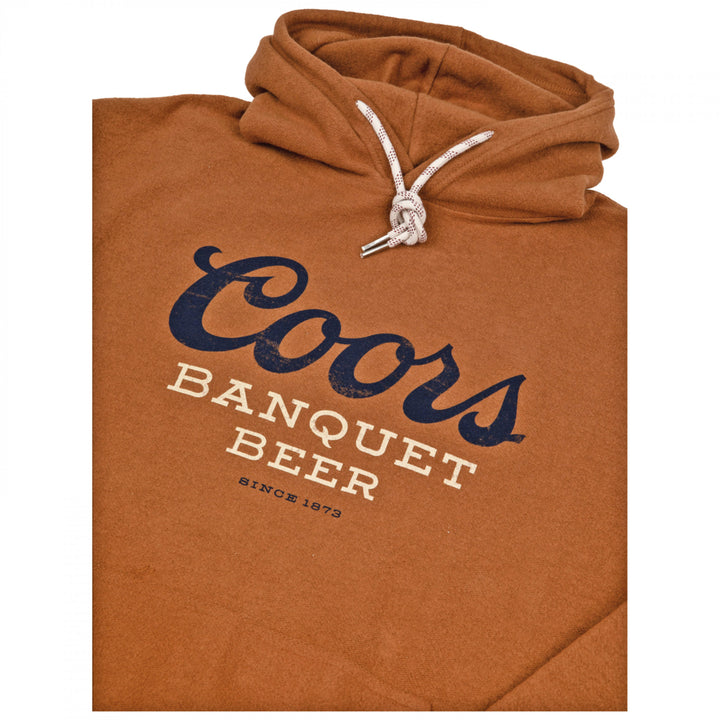 Coors Banquet Beer Distressed Logo Hoodie Image 6