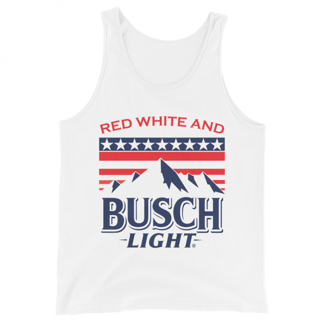 Busch Light Red White and Busch Light Mountains White Tank Top Image 1