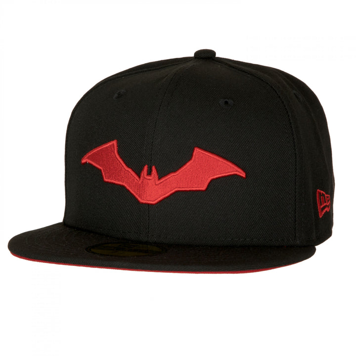 The Batman Robert Pattinson Logo Era 59Fifty Fitted Hat Image 1