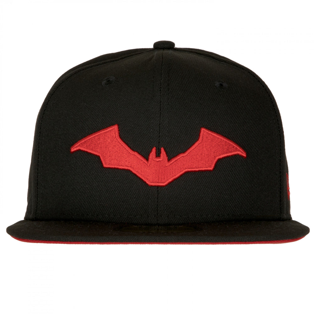 The Batman Robert Pattinson Logo Era 59Fifty Fitted Hat Image 2