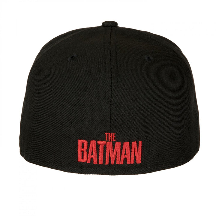 The Batman Robert Pattinson Logo Era 59Fifty Fitted Hat Image 4