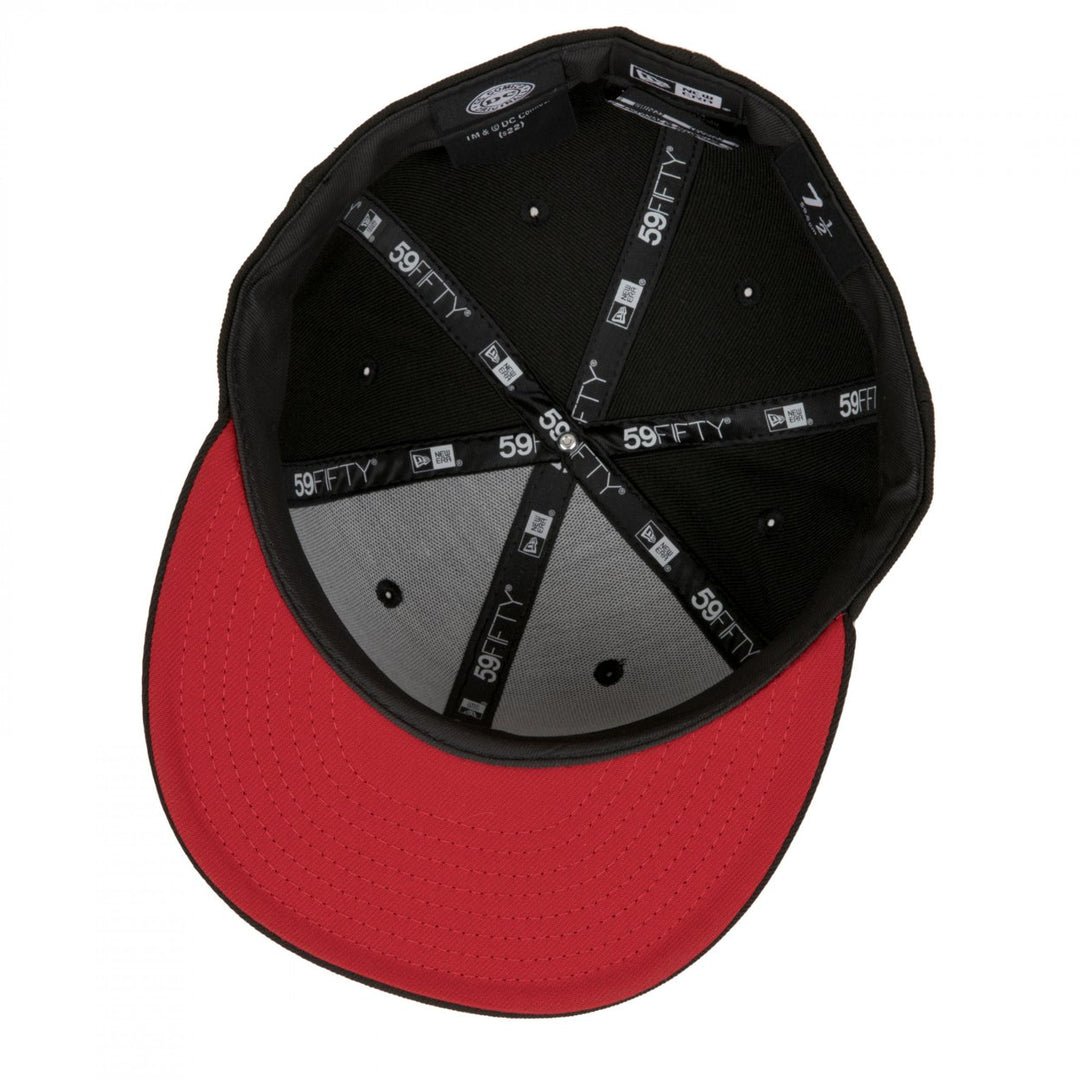 The Batman Robert Pattinson Logo Era 59Fifty Fitted Hat Image 4