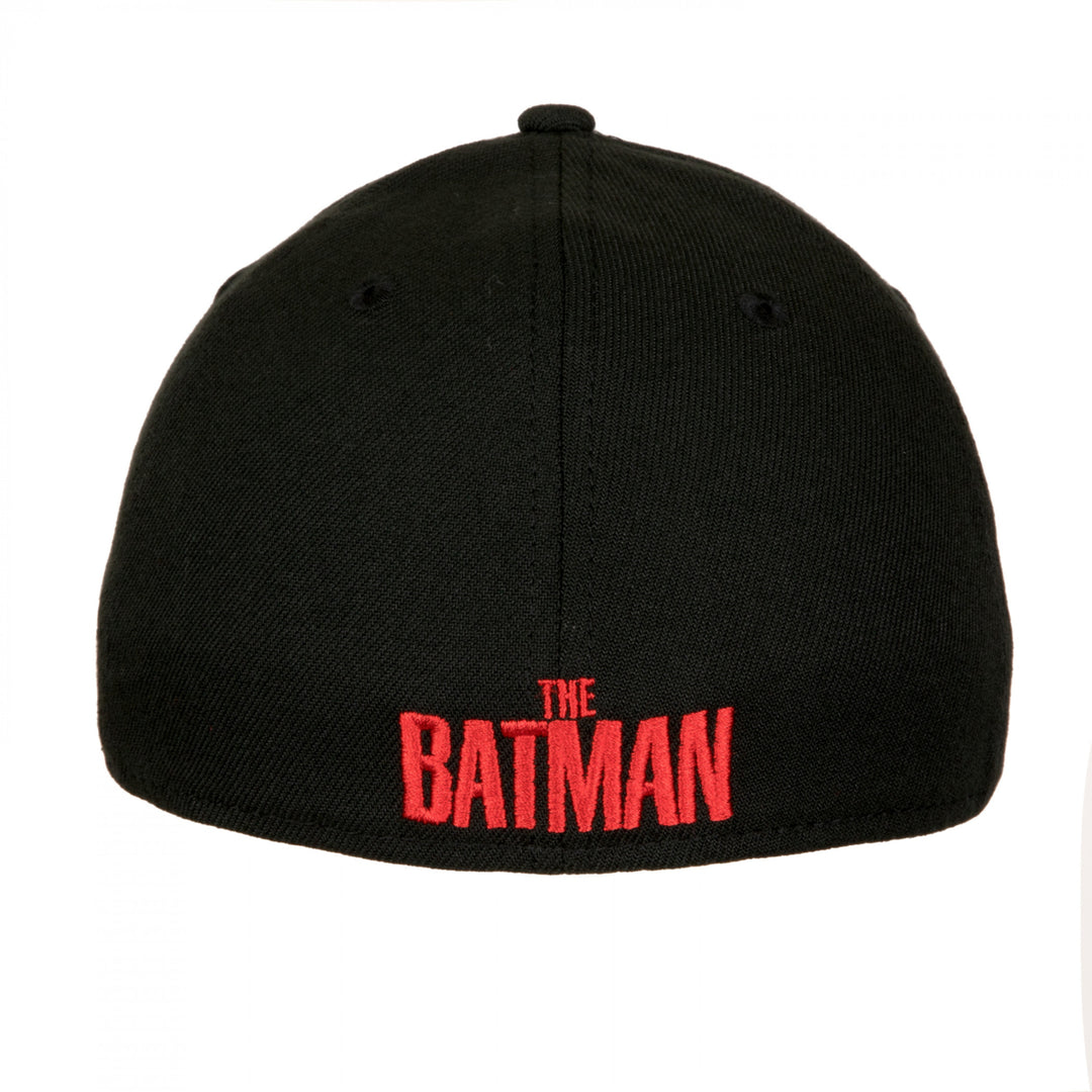 Batman Robert Pattinson Logo  Era 39Thirty Fitted Hat Image 4