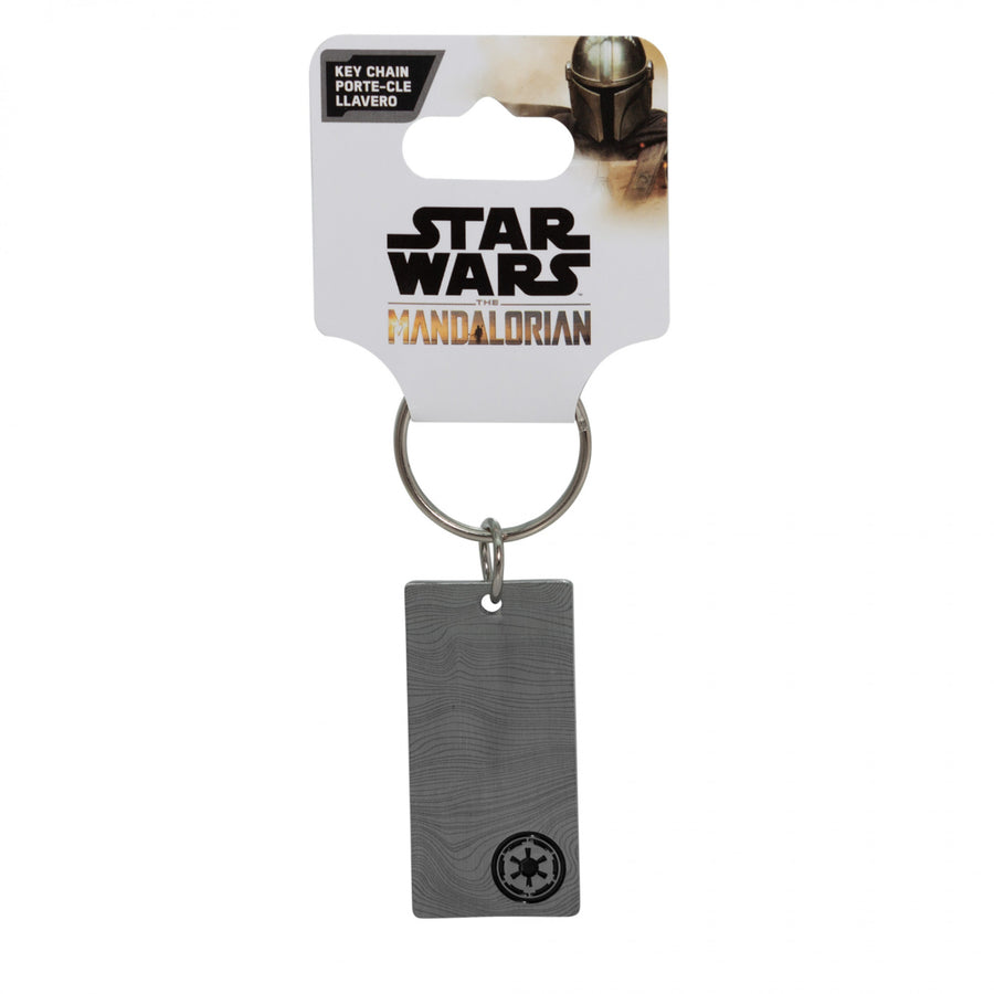 Star Wars Mando Armor Metallic Keychain Image 1