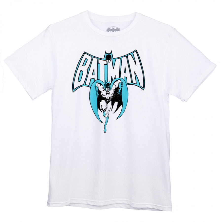 Batman Jumping Character Logo T-Shirt Image 1