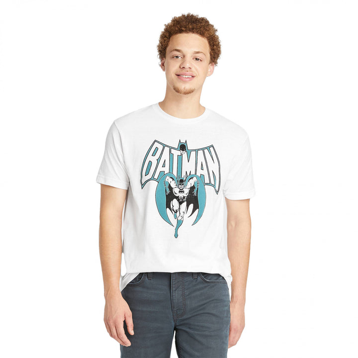 Batman Jumping Character Logo T-Shirt Image 2