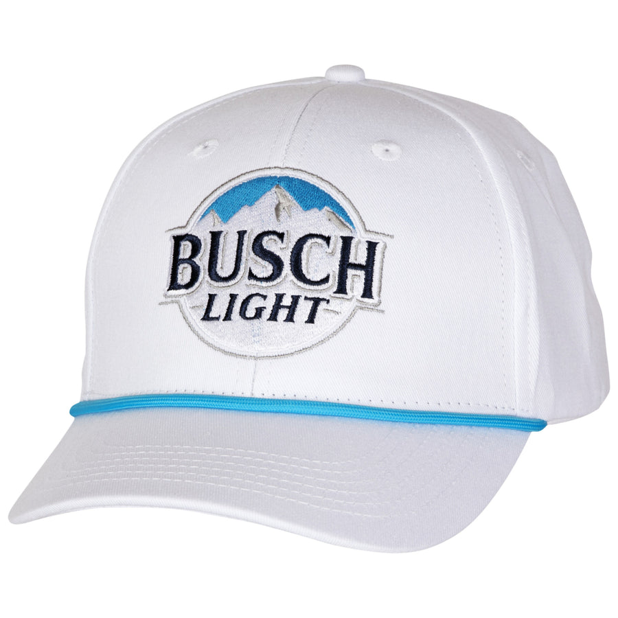 Busch Light White Snapback Hat Image 1