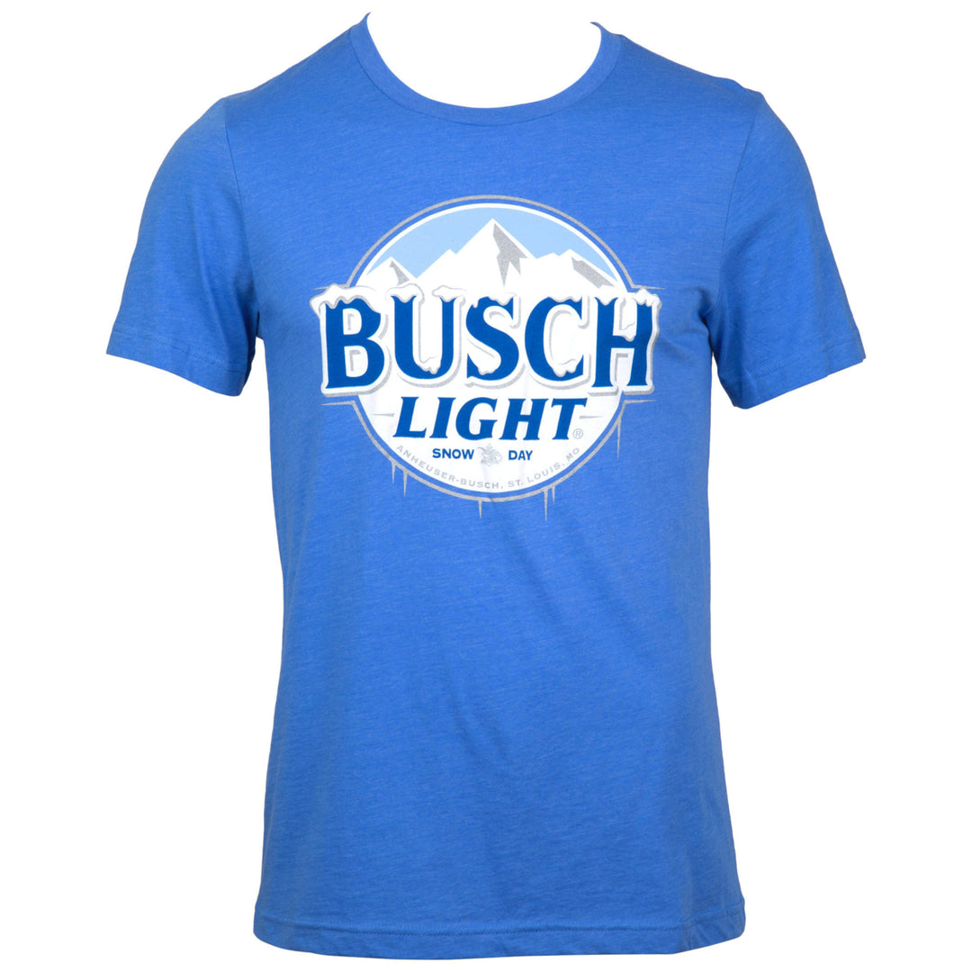 Busch Light Snow Day Logo T-Shirt Image 1