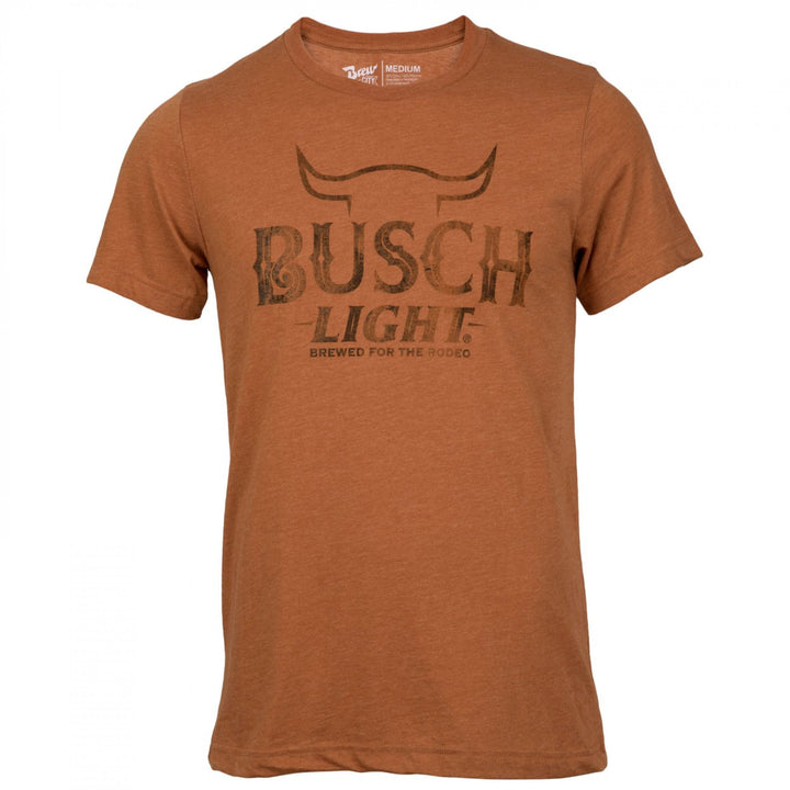 Busch Light Rodeo Cattle Horns T-Shirt Image 1