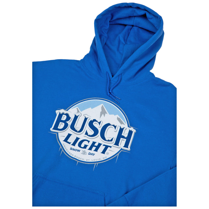 Busch Light Snow Day Logo Pull-Over Hoodie Image 4