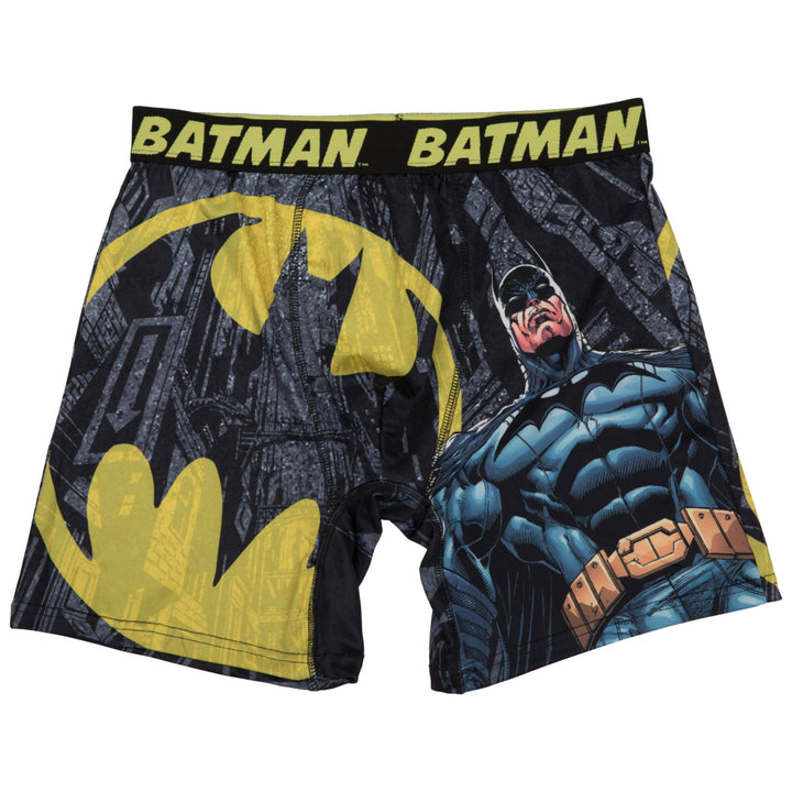 Batman Distressed Bat Signal Boxer Briefs Image 6