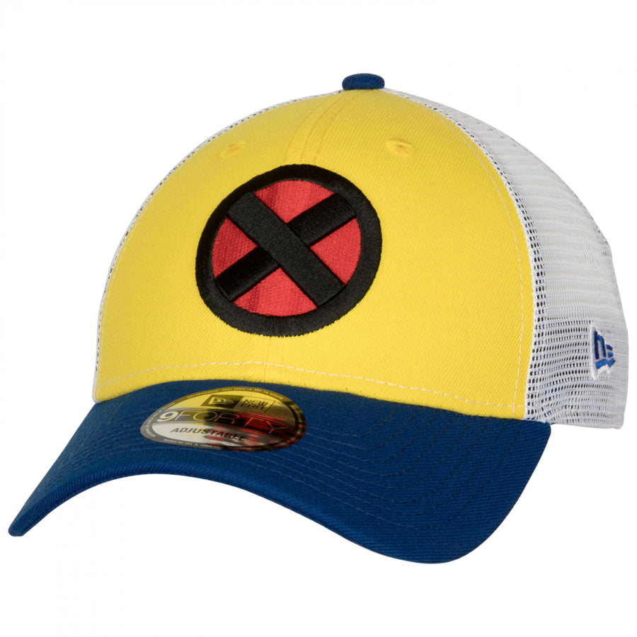 X-Men Logo Wolverine Colorway  Era 9Forty Adjustable Trucker Hat Image 1